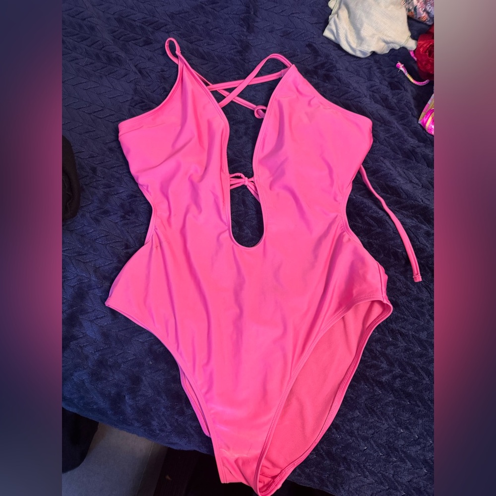 (2) One Piece Swimsuits